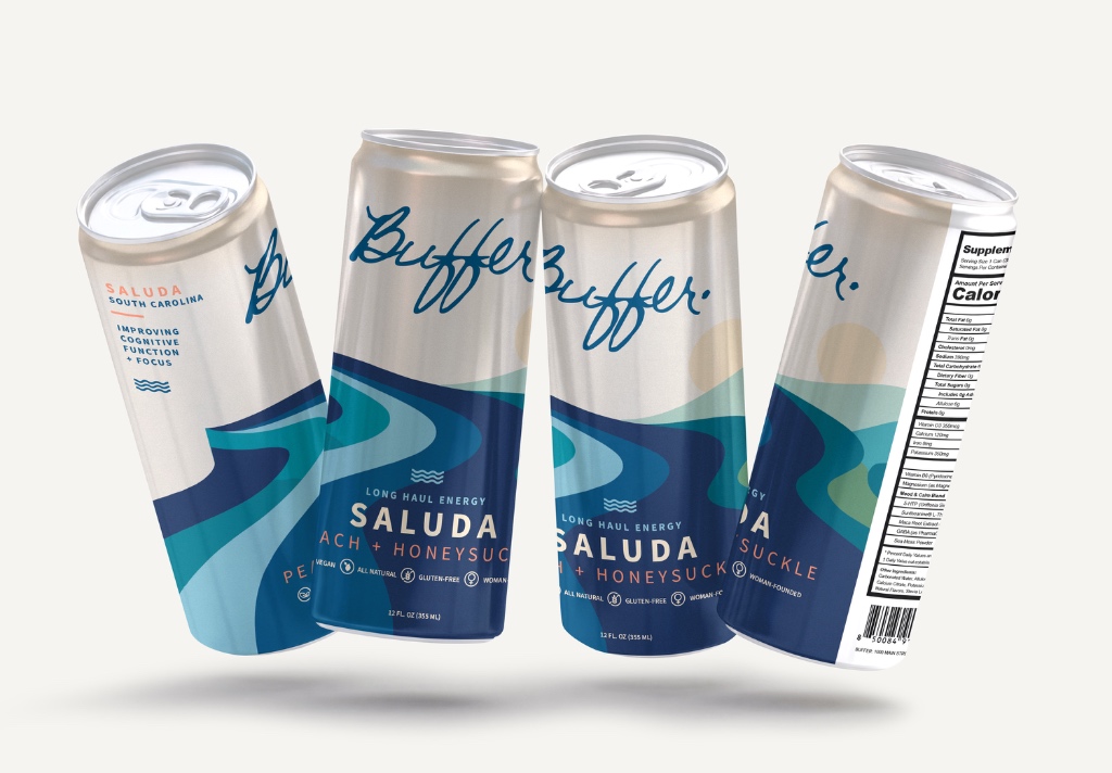 Saluda flavor — Peach · Vanilla · Honeysuckle